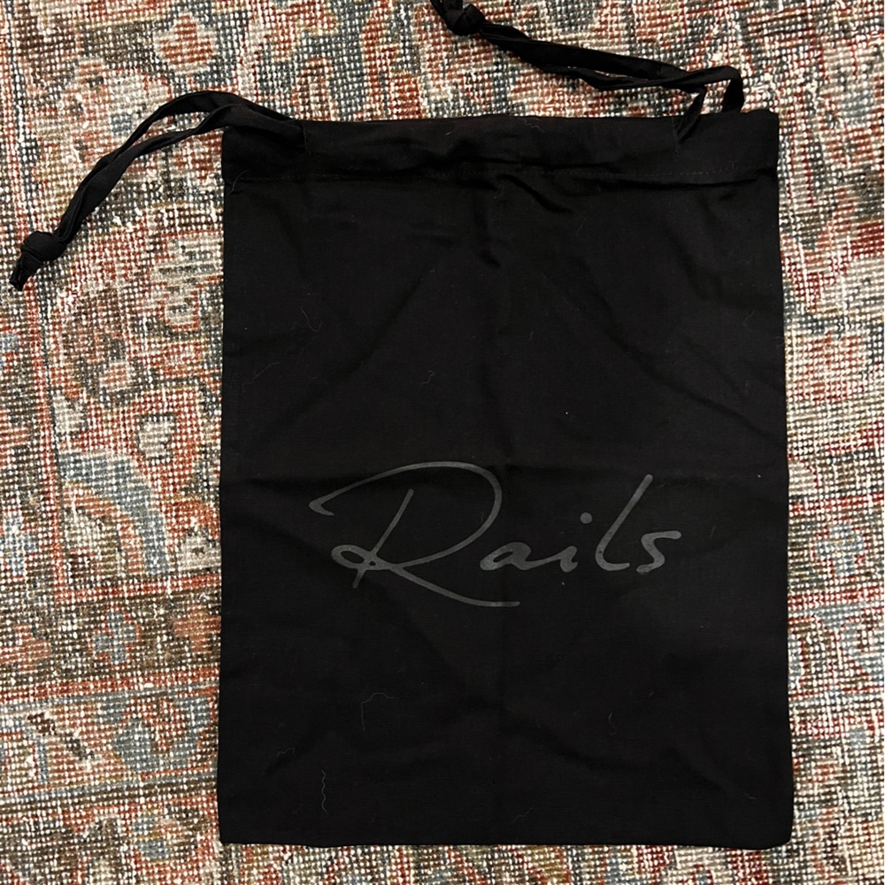 🖤 Rails Black Garment & Shoe Dust Bag – OS | Travel & Closet Storage